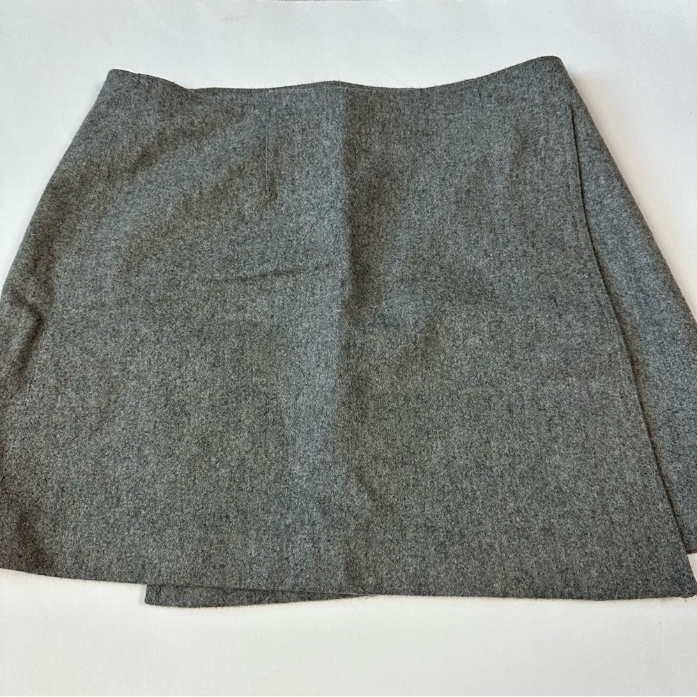 Express Wrap Wool Skirt